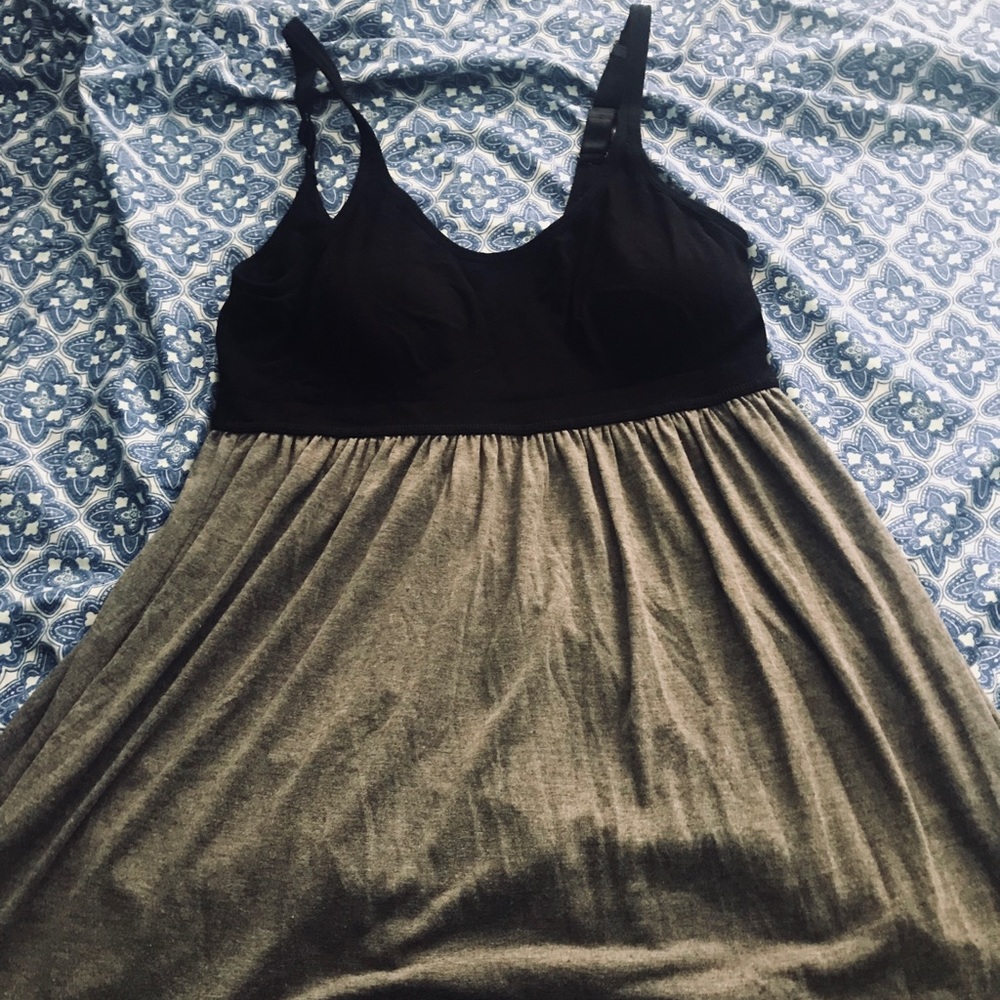 🔴Grey and black dress